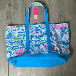 Lilly Loves Nantucket Mercado Tote Bag